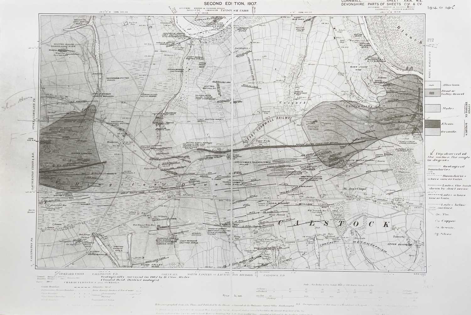 (Mining interest) A large collection of mine surveys. By Martin Mount, former geologist to Geevor Mi - Image 16 of 16