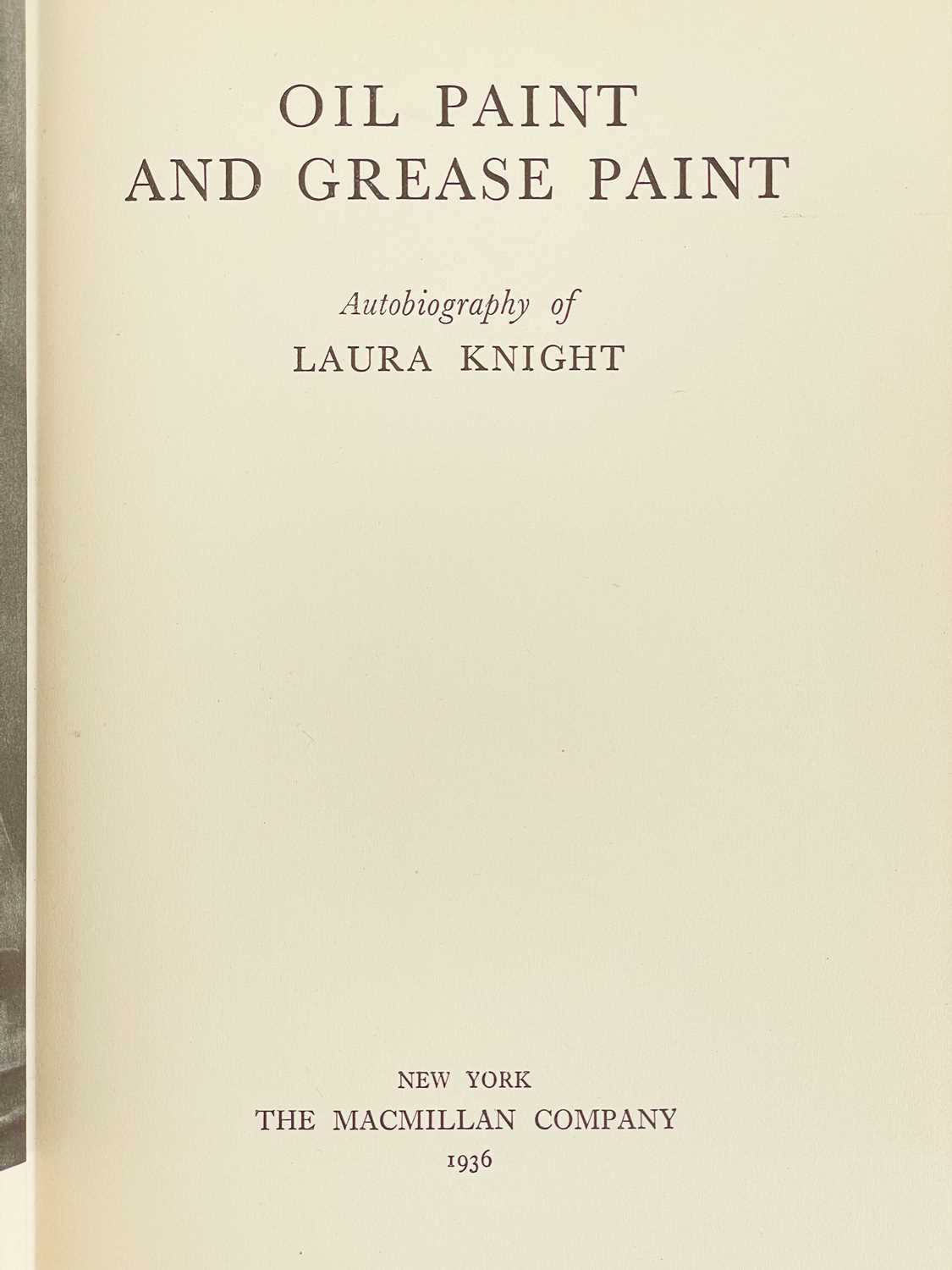 KNIGHT, Laura 'Oil Paint and Grease Paint' - Image 3 of 6