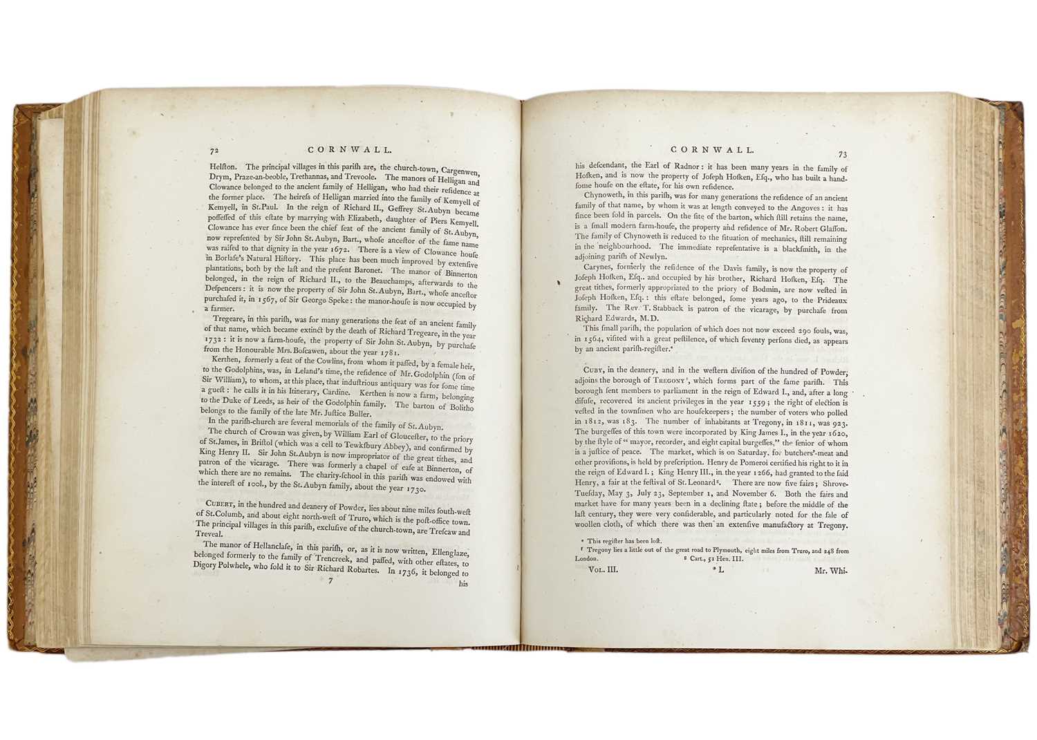 Rev. Daniel Lysons & Samuel Lysons. 'Magna Britannia, Being a Concise Topographical Account of the s - Image 3 of 14