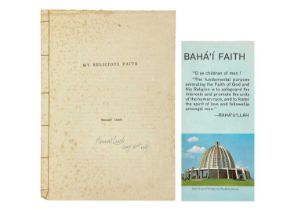 (Signed) LEACH, Bernard 'My Religious Faith,'