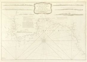 (Cornwall) Robert Laurie & James Whittle publishers. 'A New Chart of Mounts Bay in Cornwall from Ca