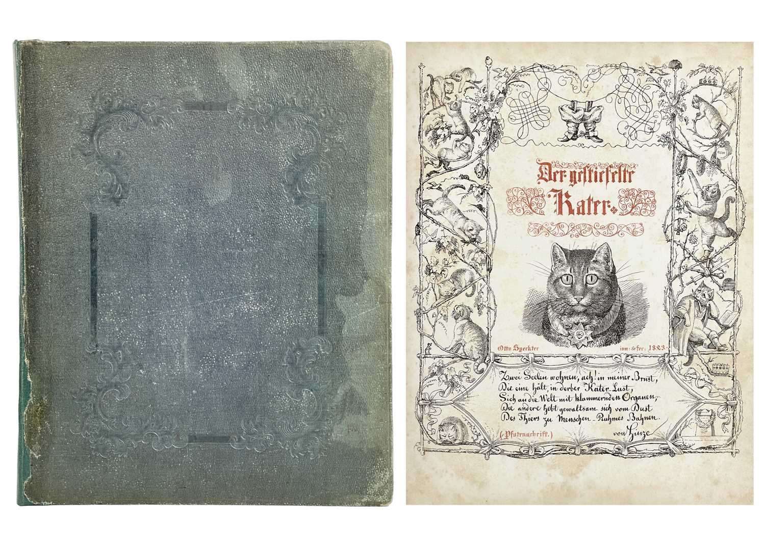 SPECKTER, Otto (illustrations) 'Illustrator Der Gestifelte Kater (Puss in Boots),'