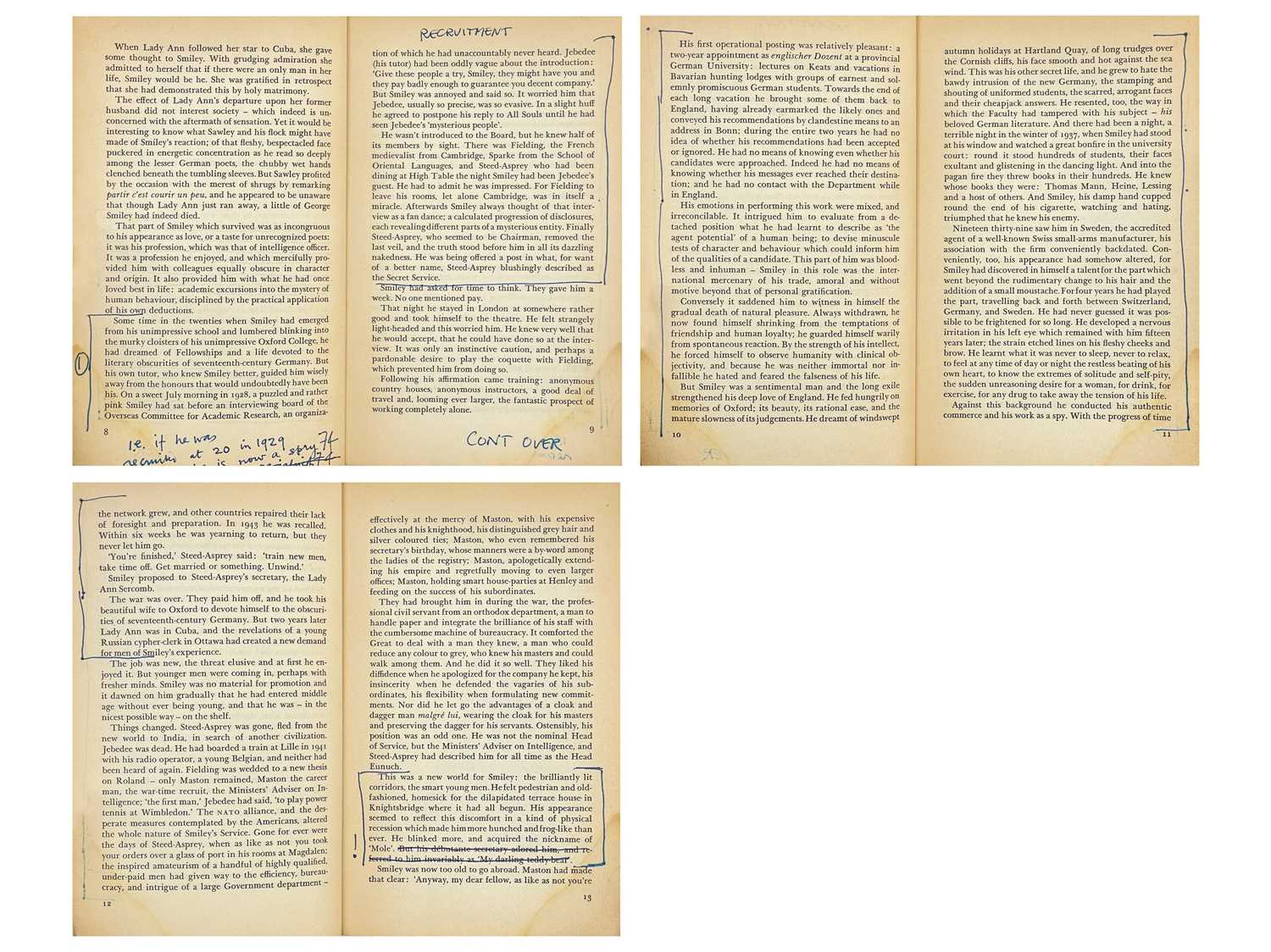 (Signed and inscribed) John le Carre Seven paperbacks used for a lecture to the Cambridge Union Soci - Image 4 of 19