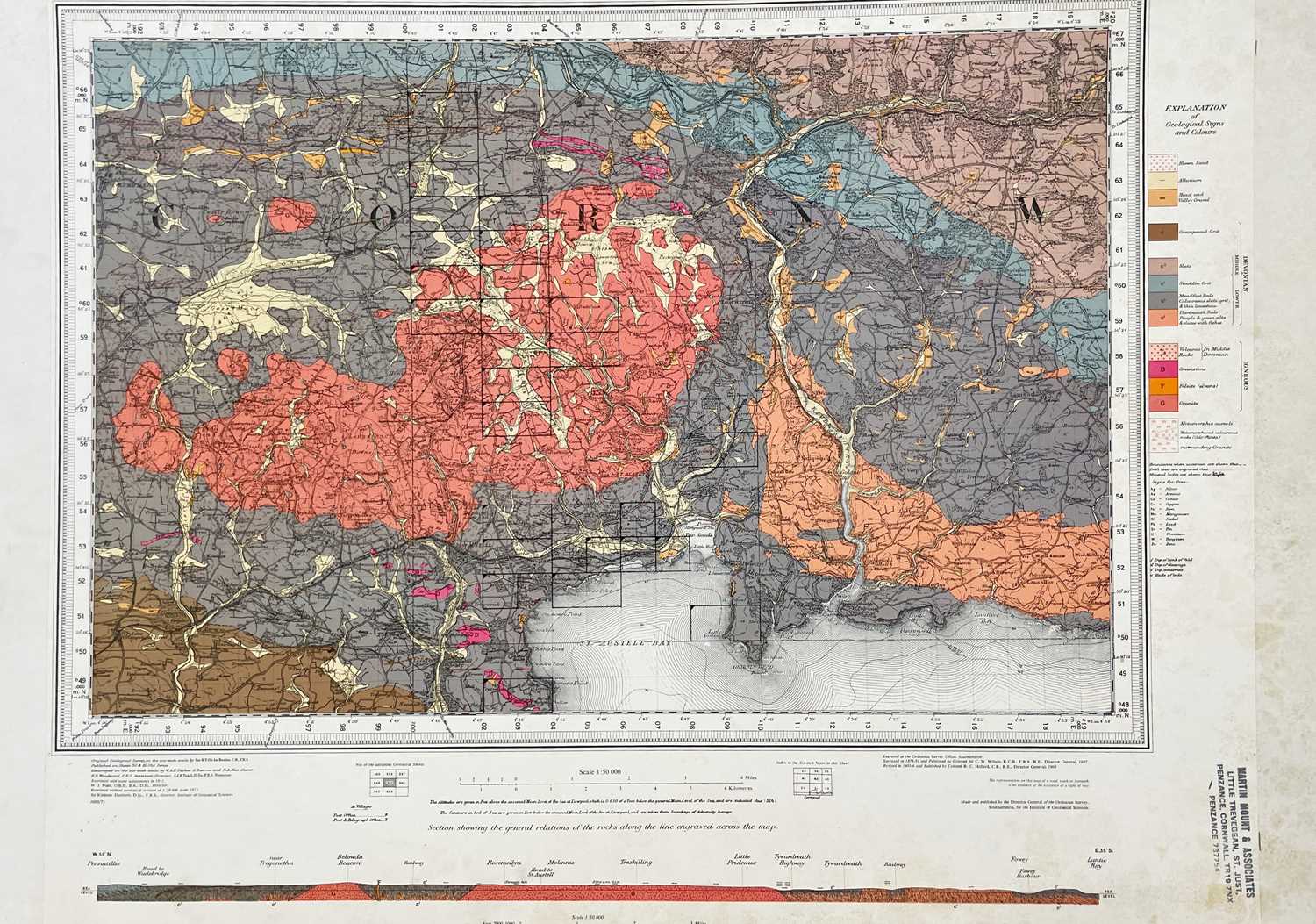 (Cornwall) A large collection of large format, mostly second edition, OS Maps. - Bild 11 aus 12