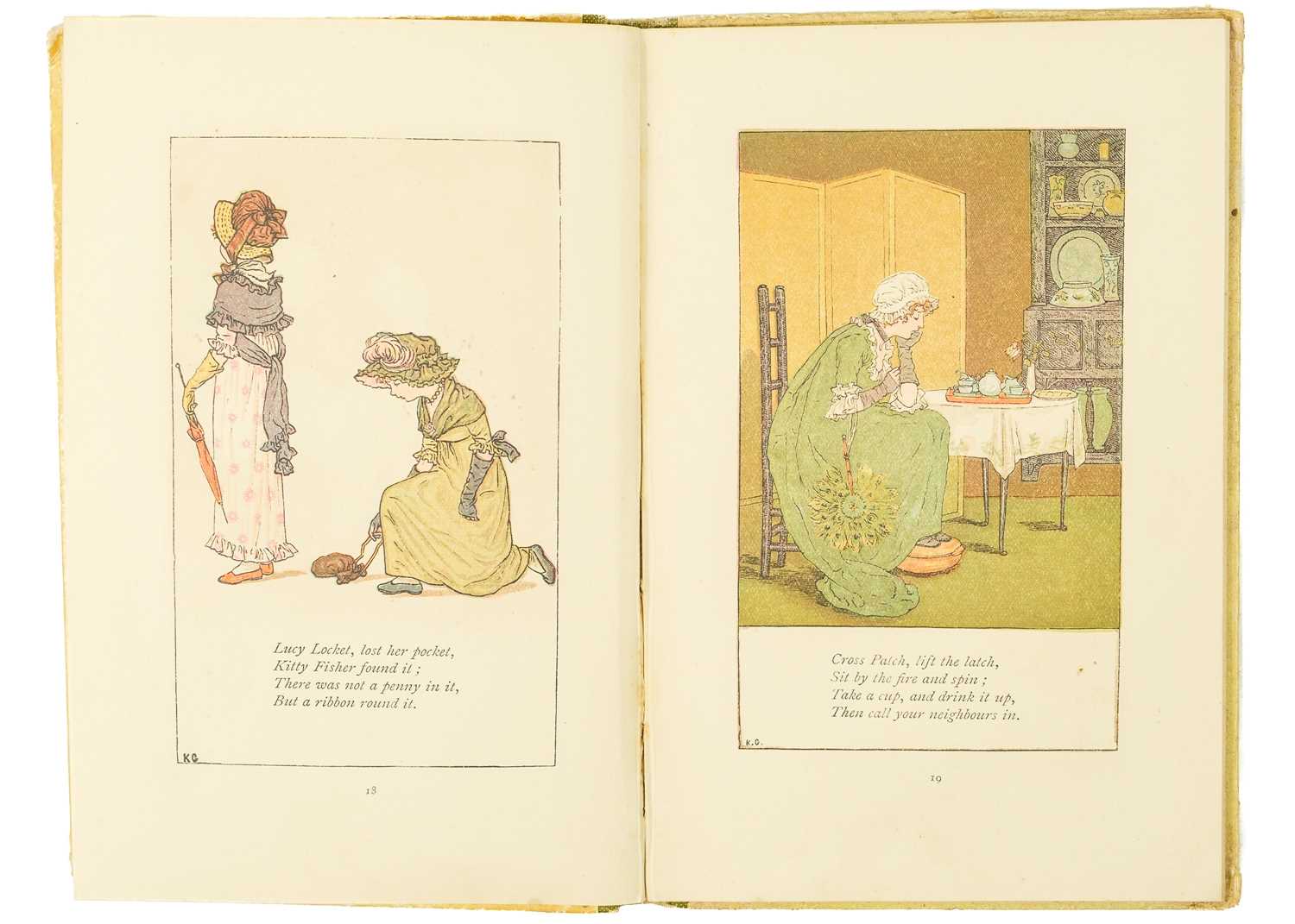 Kate Greenaway Illustrations 'Mother Goose or The Old Nursery Rhymes' - Image 4 of 6