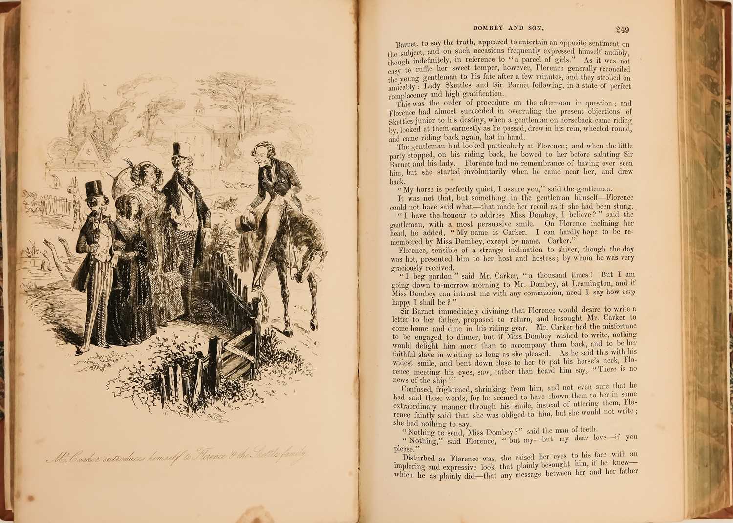 DICKENS, Charles 'Dombey and Son,' - Image 9 of 10