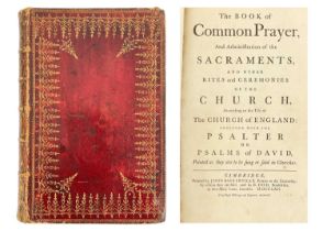 (Baskerville binding) 'The Book of Common Prayer,' 'And Administration of the Sacraments, and Other