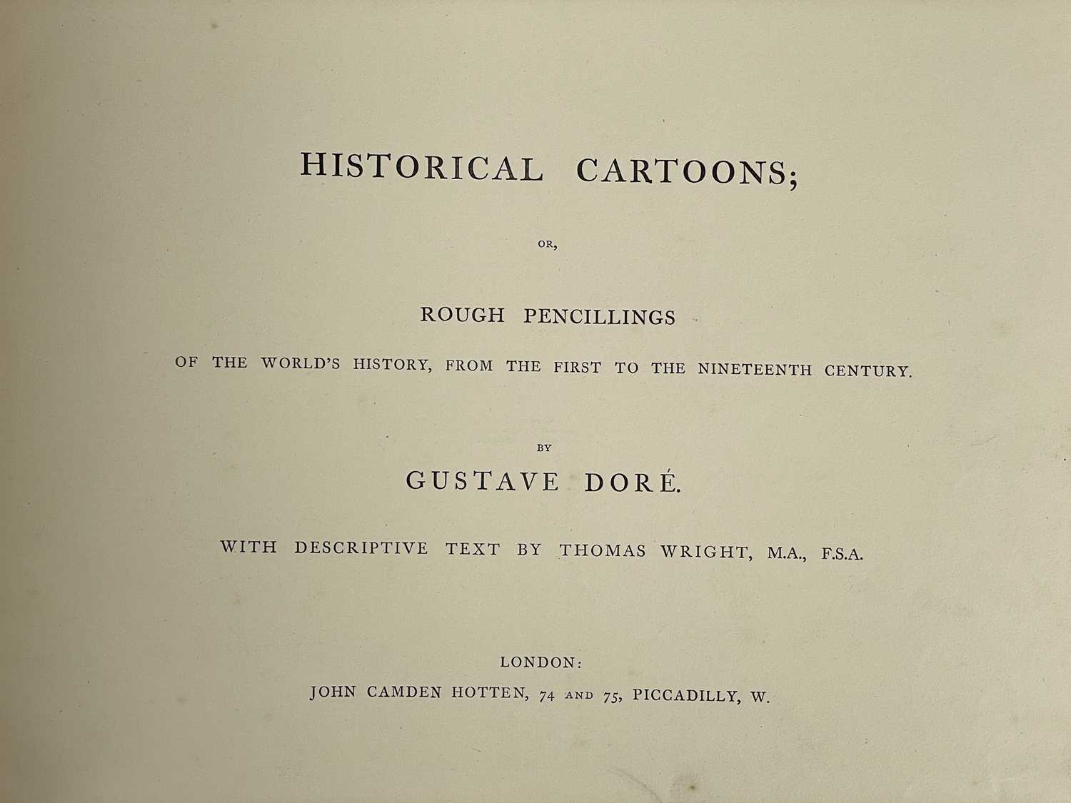 DORE, Gustave 'Historical Cartoons from the 1st Century to the 19th Century,' - Image 3 of 19