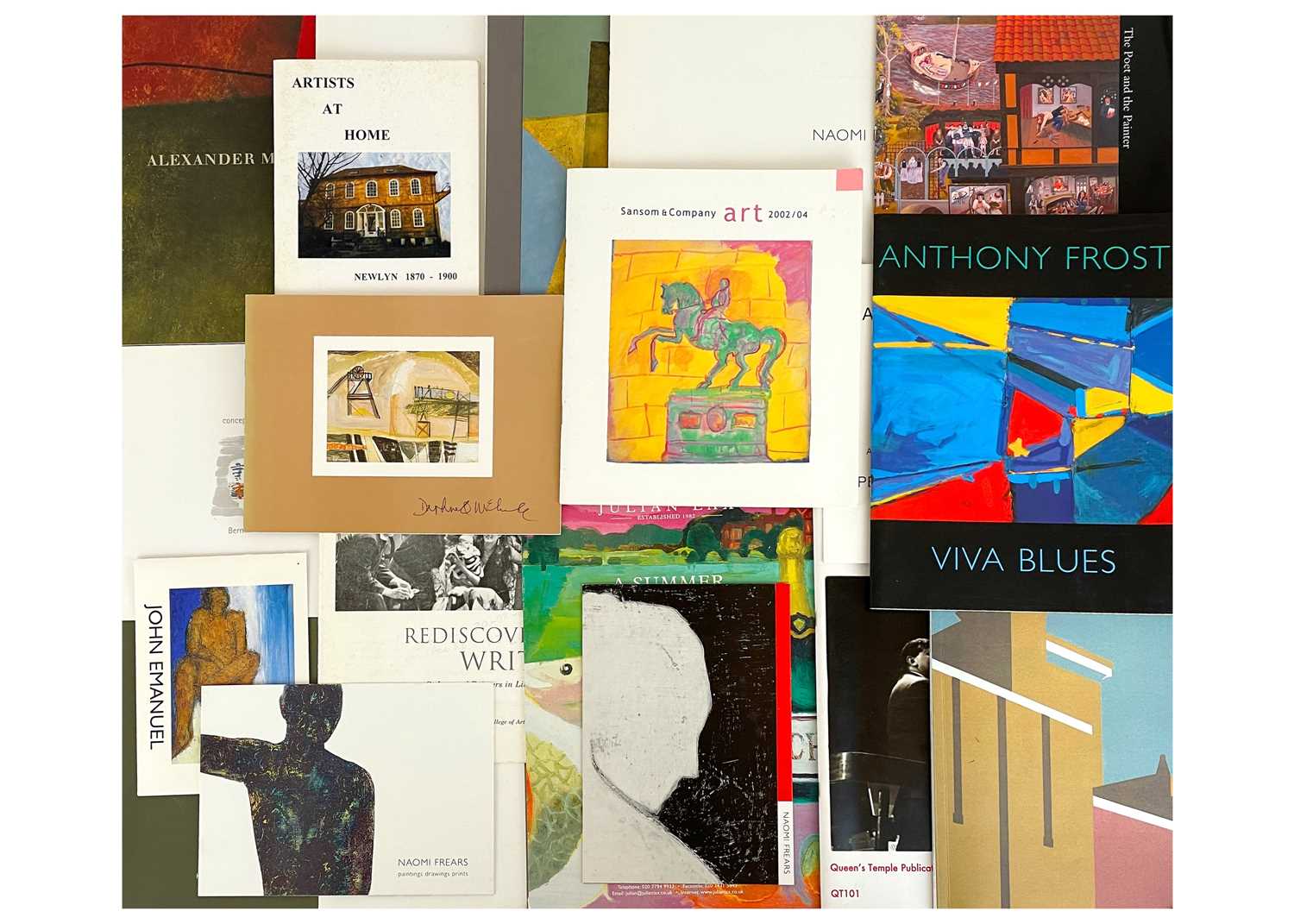 Artist Exhibition Catalogues Including Sandra Blow, Jack Pender, Naomi Frears, Alexander Mackenzie a