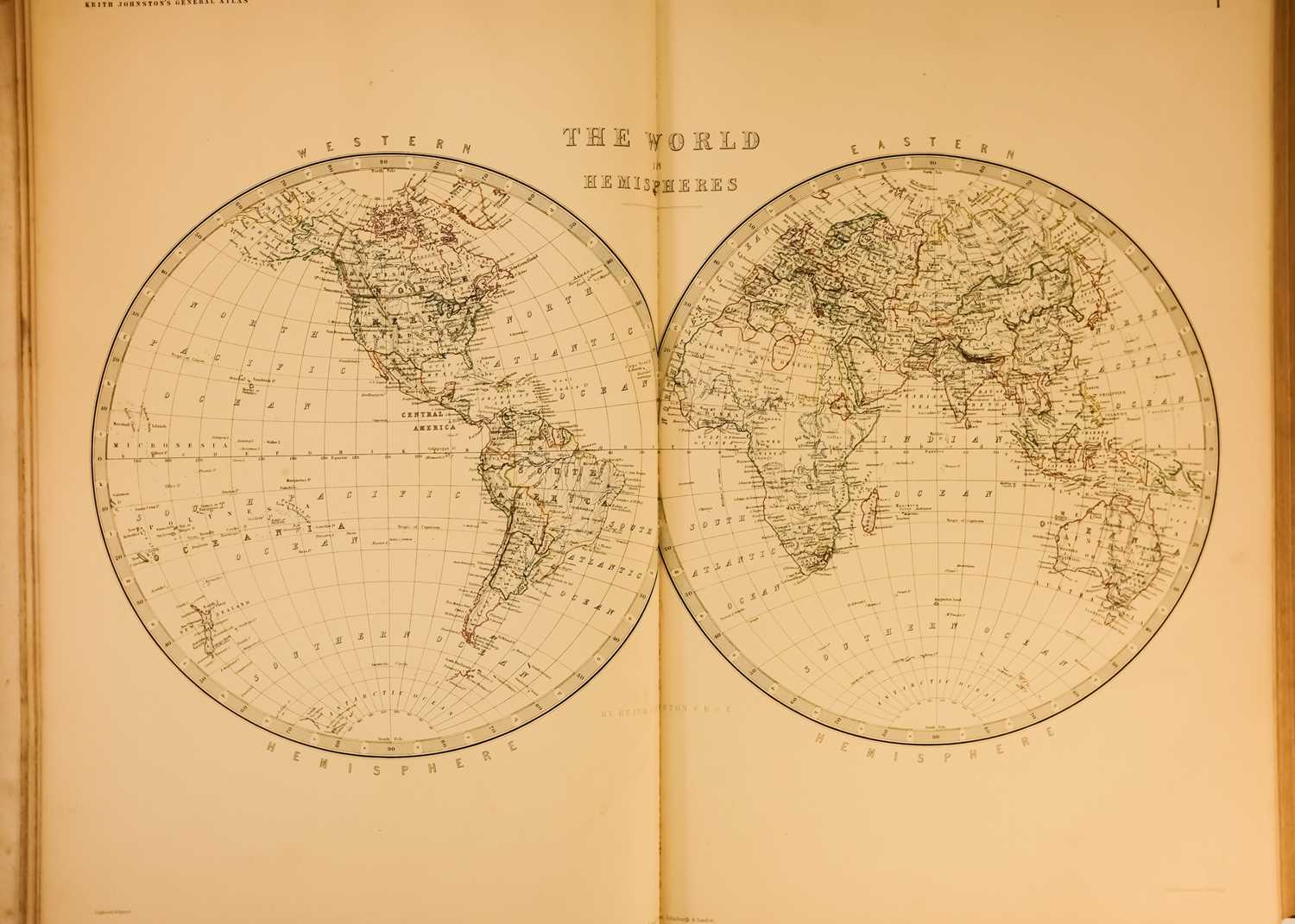 JOHNSTON, Alexander Keith 'The Royal Atlas of Modern Geography,' - Image 5 of 9