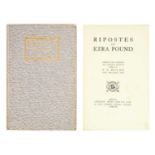 POUND, Ezra 'Ripostes of Ezra Pound,'