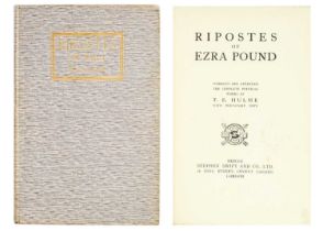 POUND, Ezra 'Ripostes of Ezra Pound,'