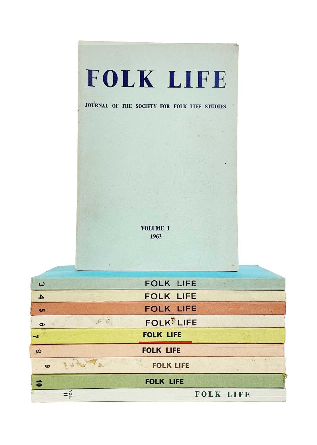 'Folk Life. Journal of The Society for Folk Life Studies,' Volume one to ten.