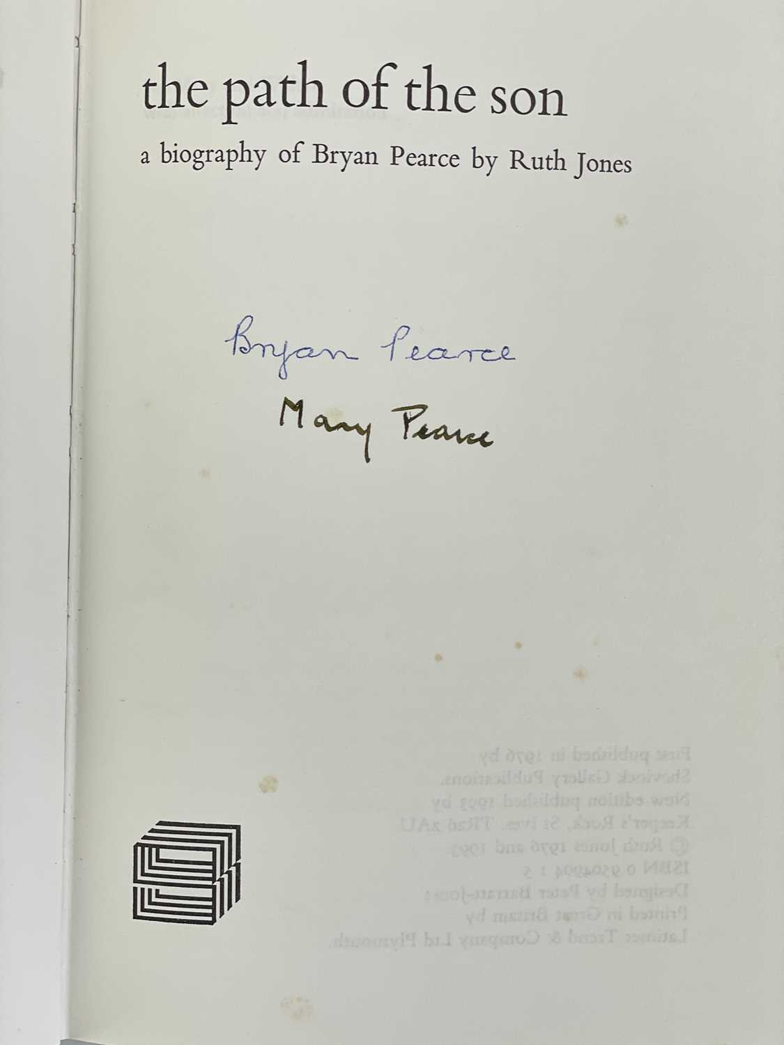 Bryan PEARCE (signed) Ruth Jones 'The Path Of The Son' - Image 3 of 9