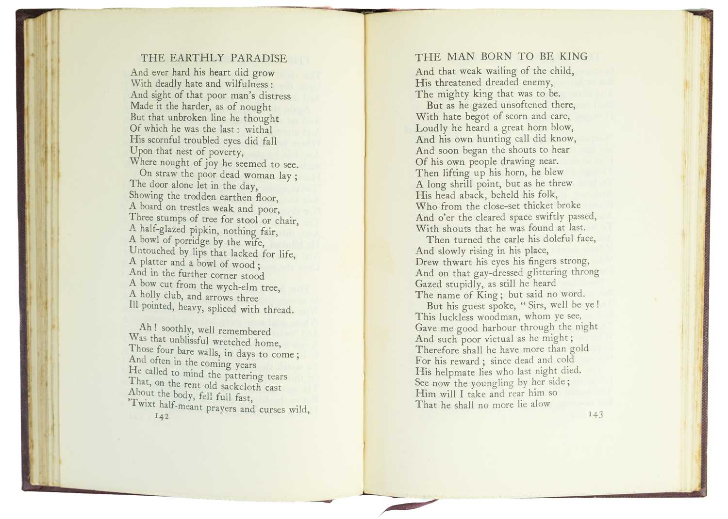 MORRIS, William 'The Earthly Paradise: A Poem,' - Bild 4 aus 5