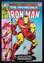 (Signed) Stan LEE (1922-2018) The Invincible Iron Man #126 - Iron Man Fights Back (2015)