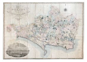 Greenwood's large scale map of Dorsetshire 'Map of the County of Dorset from an Actual Survey made i