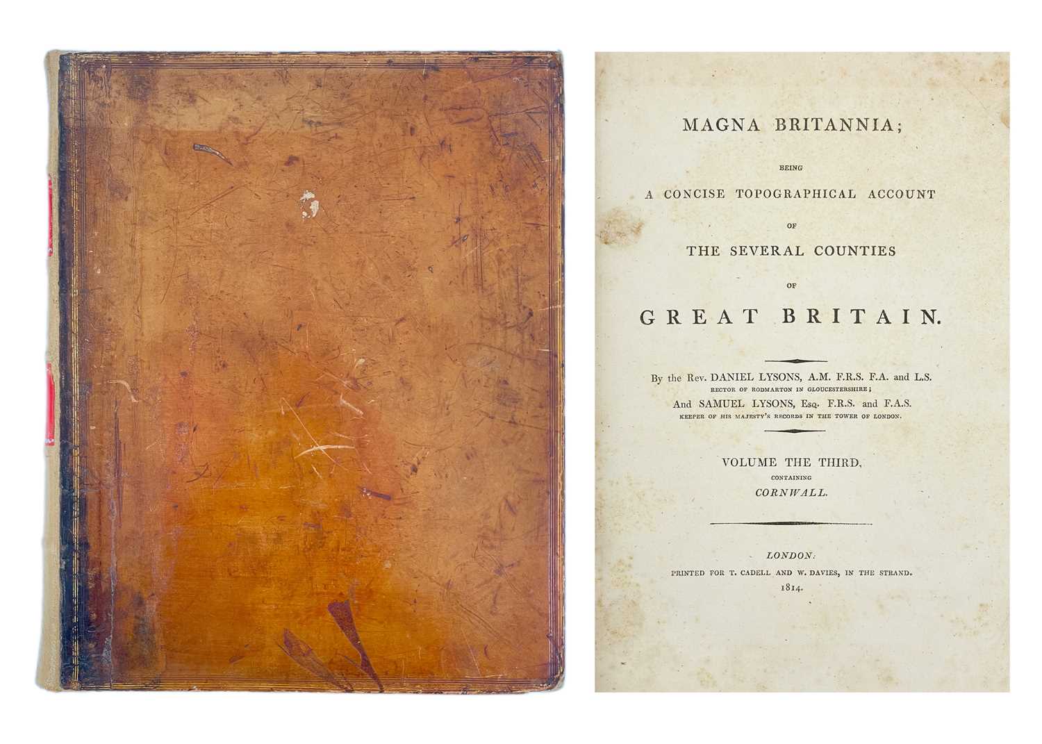 Rev. Daniel Lysons & Samuel Lysons. 'Magna Britannia, Being a Concise Topographical Account of the s