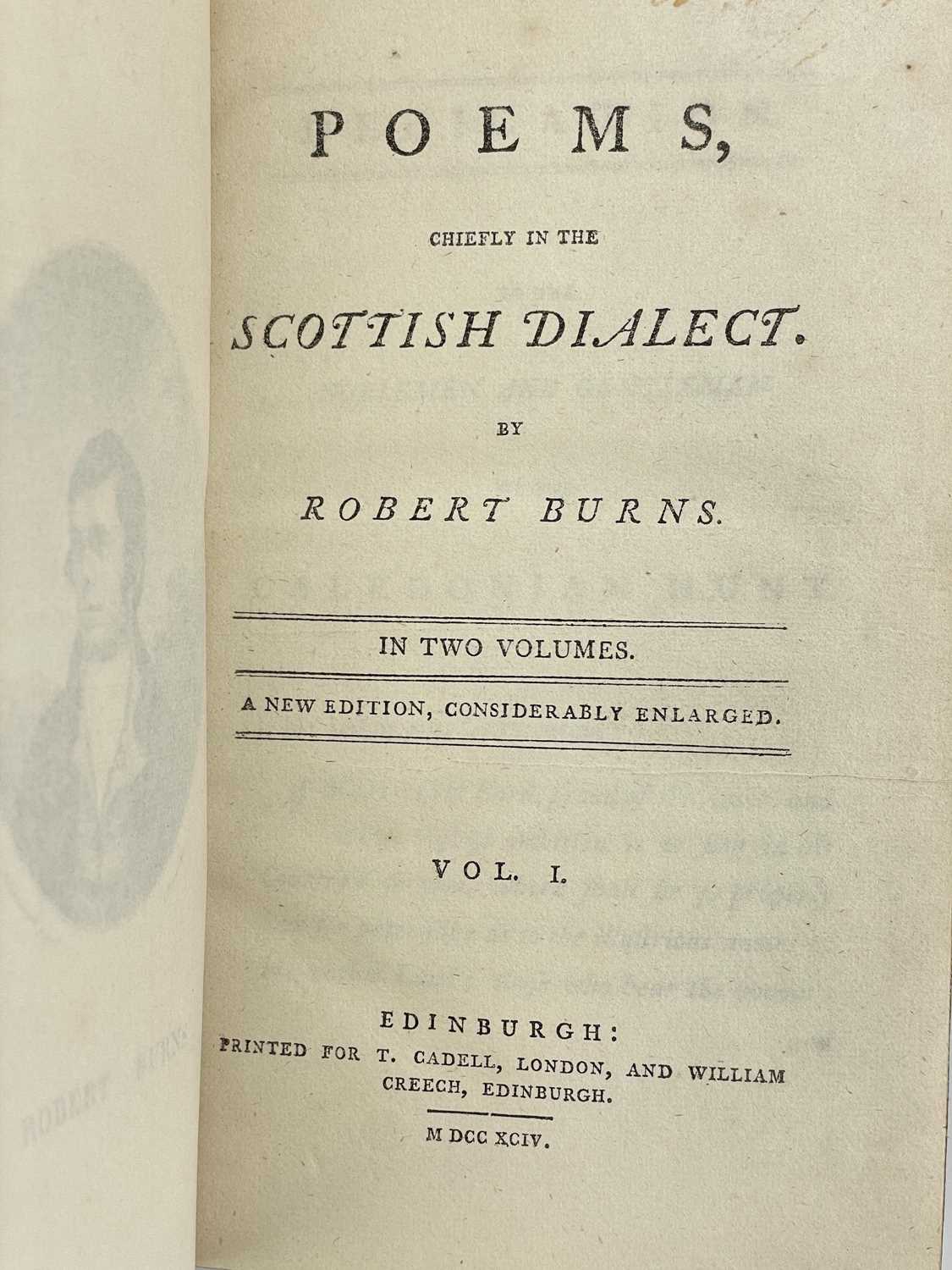 BURNS, Robert 'Poems Chiefly in the Scottish Dialect' - Image 5 of 10
