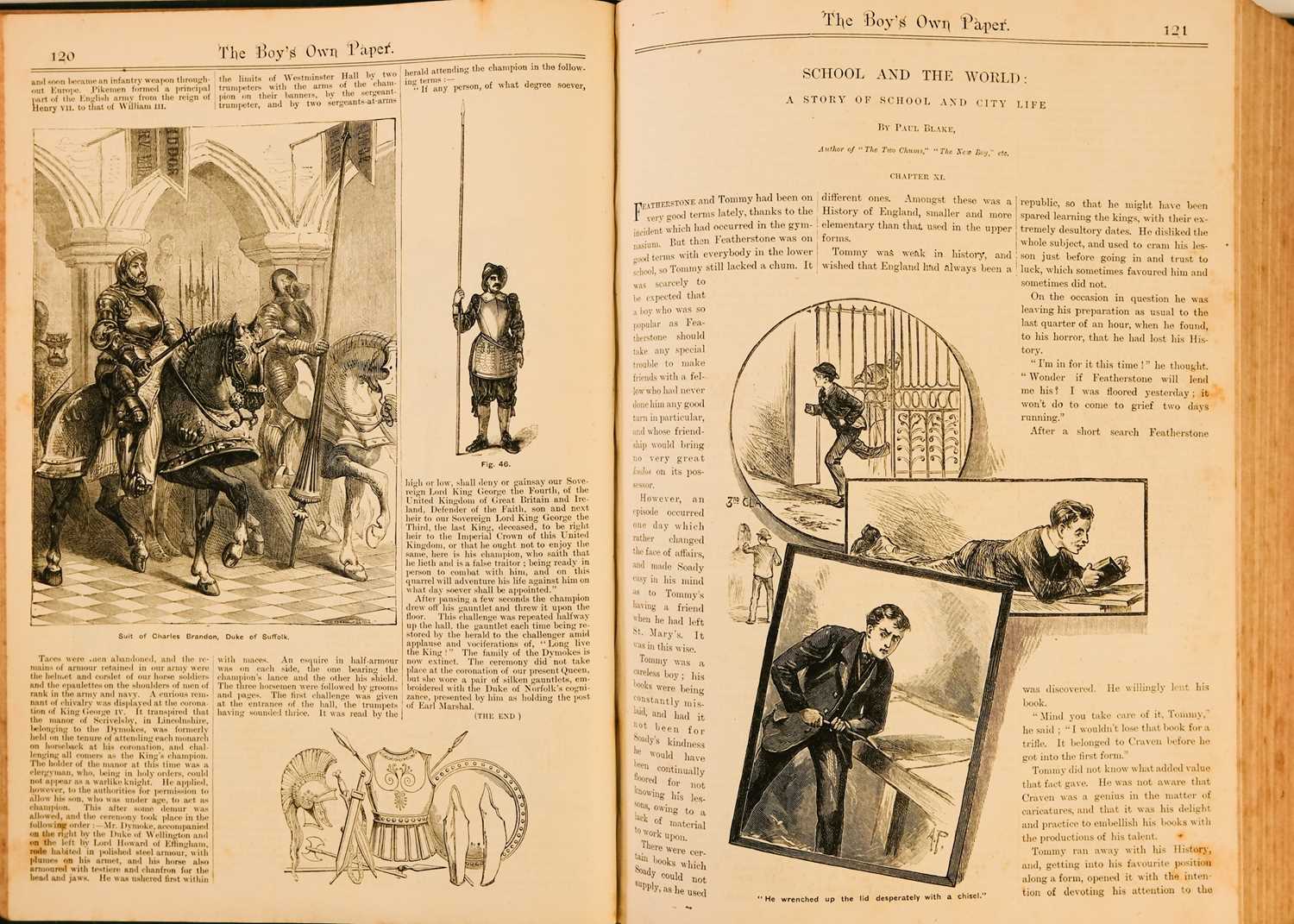 A. Conan Doyle, Jules Verne, R. M. Ballantyne, Willkie Collins &c. &c. (contributors) 'Boys Own Annu - Image 9 of 23
