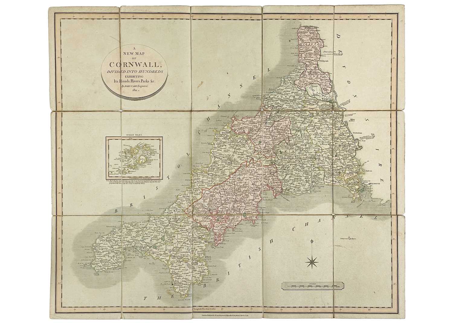 (Cornwall) Nine folding maps, with four others. - Image 2 of 16