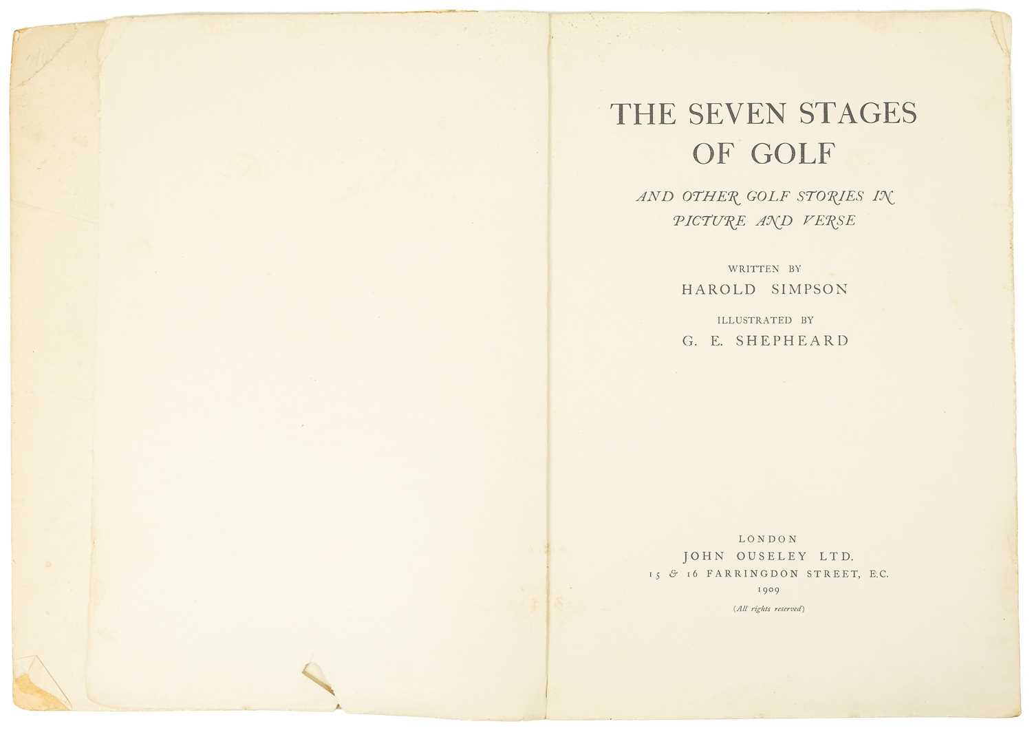 SIMPSON, Harold The 7 Stages of Golf - Bild 5 aus 5