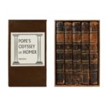 Popes 'The Odyssey of Homer,' Five volumes.