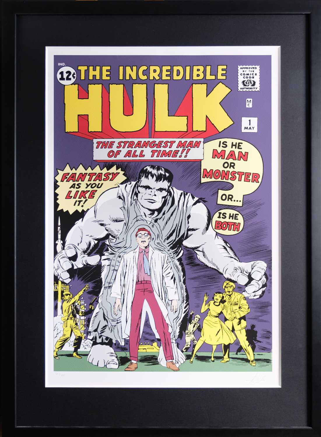 (Signed) Stan LEE (1922-2018) The Incredible Hulk #1 - The Strangest Man Of All Time! - Image 2 of 5