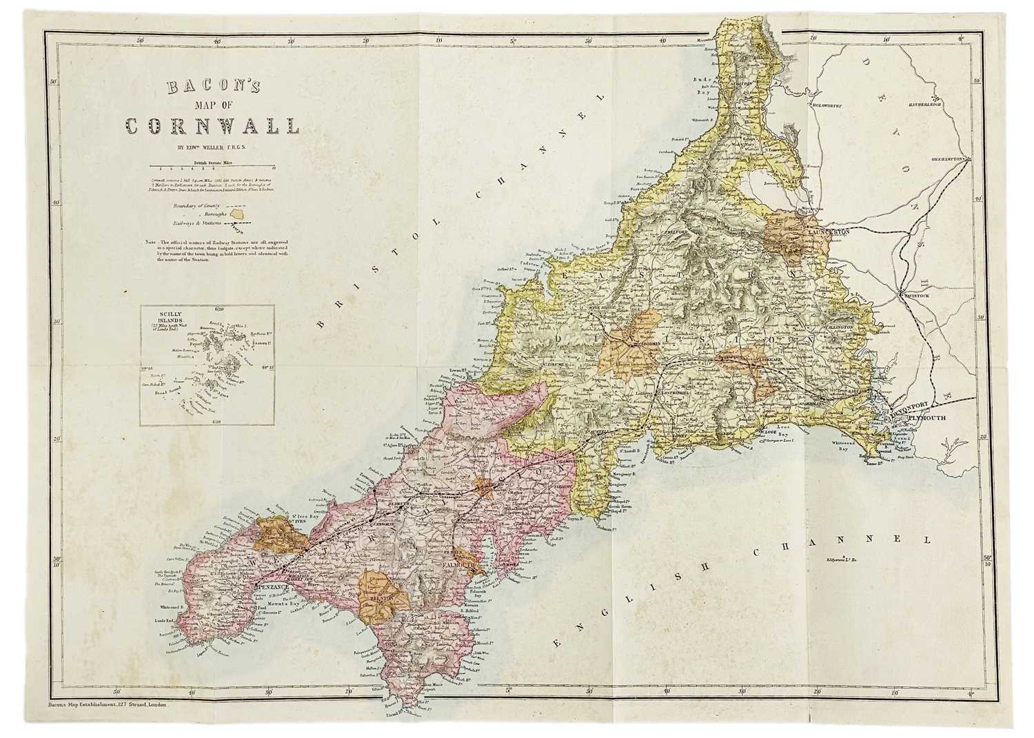 (Cornwall) Nine folding maps, with four others. - Image 3 of 16