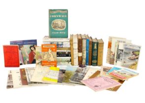 Cornwall Interest A quantity of books related to the county, Truro and other towns within,