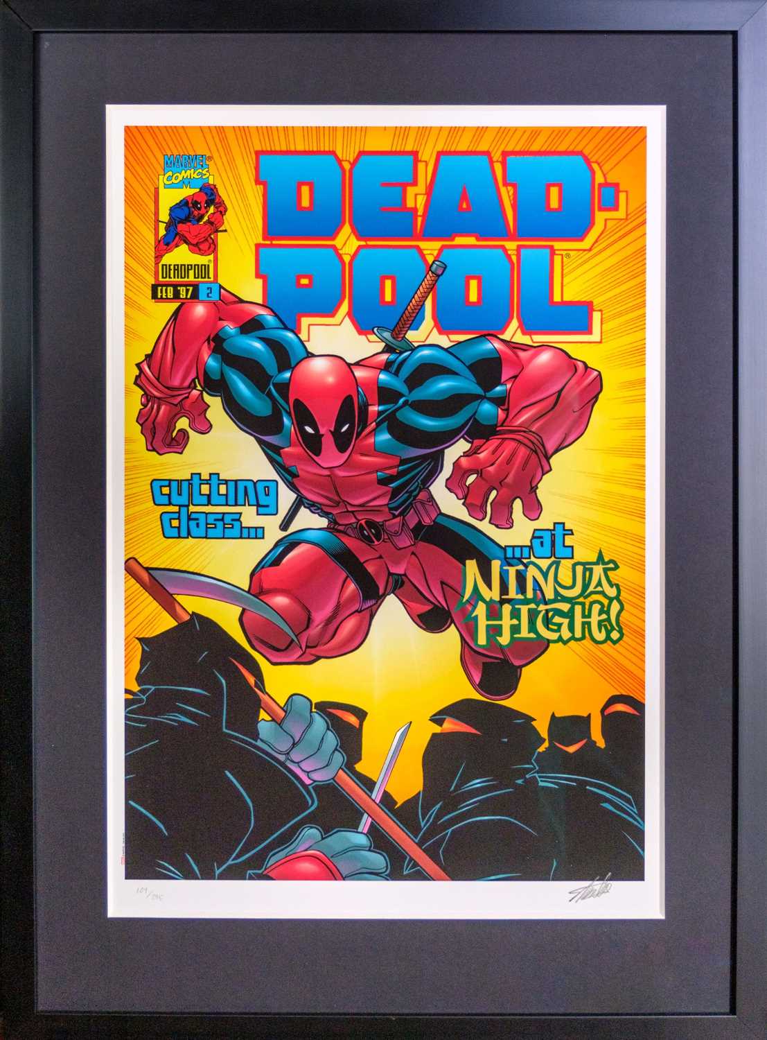 (Signed) Stan LEE (1922-2018) Dead-Pool #2 - Cutting Class at NInja High! (2018) - Bild 2 aus 3