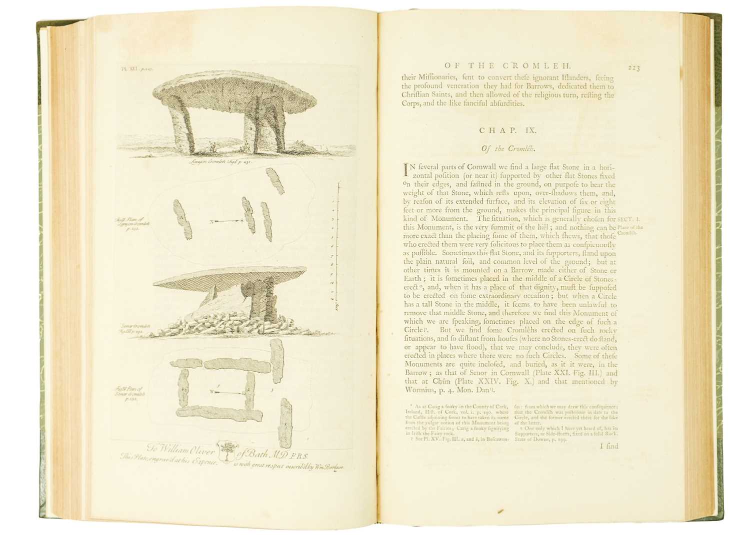 BORLASE, William. 'Antiquities, Historical and Monumental, of the County of Cornwall,' - Image 6 of 8