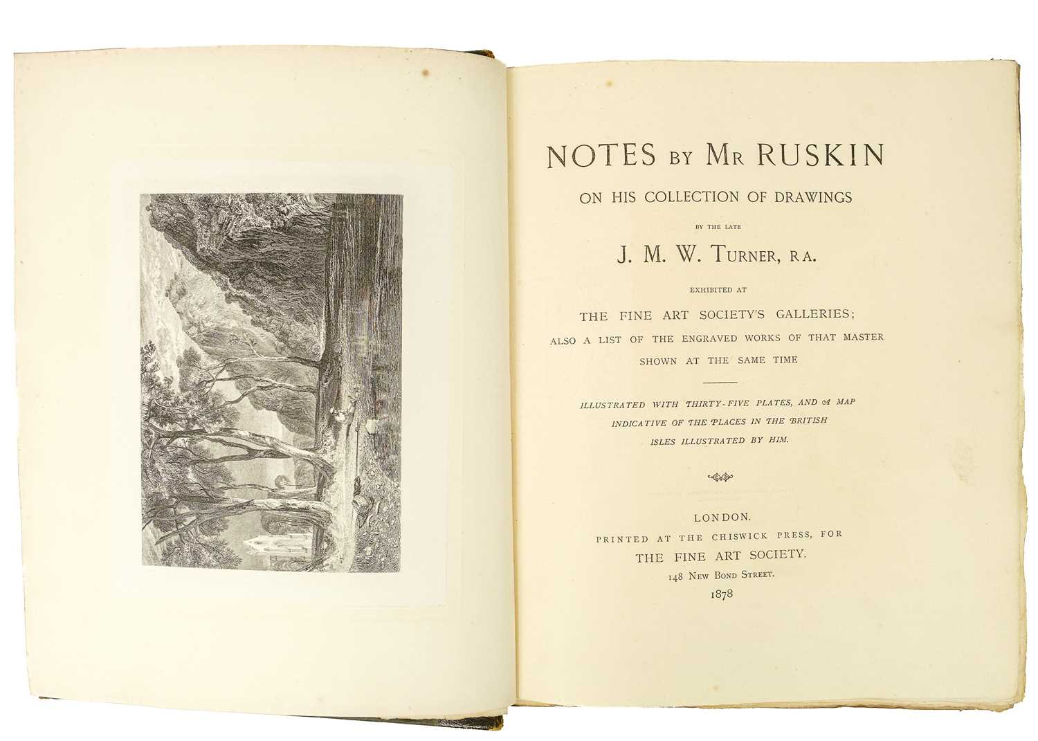 RUSKIN, John 'Notes by Mr Ruskin on His Collection of Drawings by the Late J.M.W Turner R.A' - Image 3 of 4