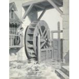 François Joseph VERNAY (1864-1950) The Waterwheel