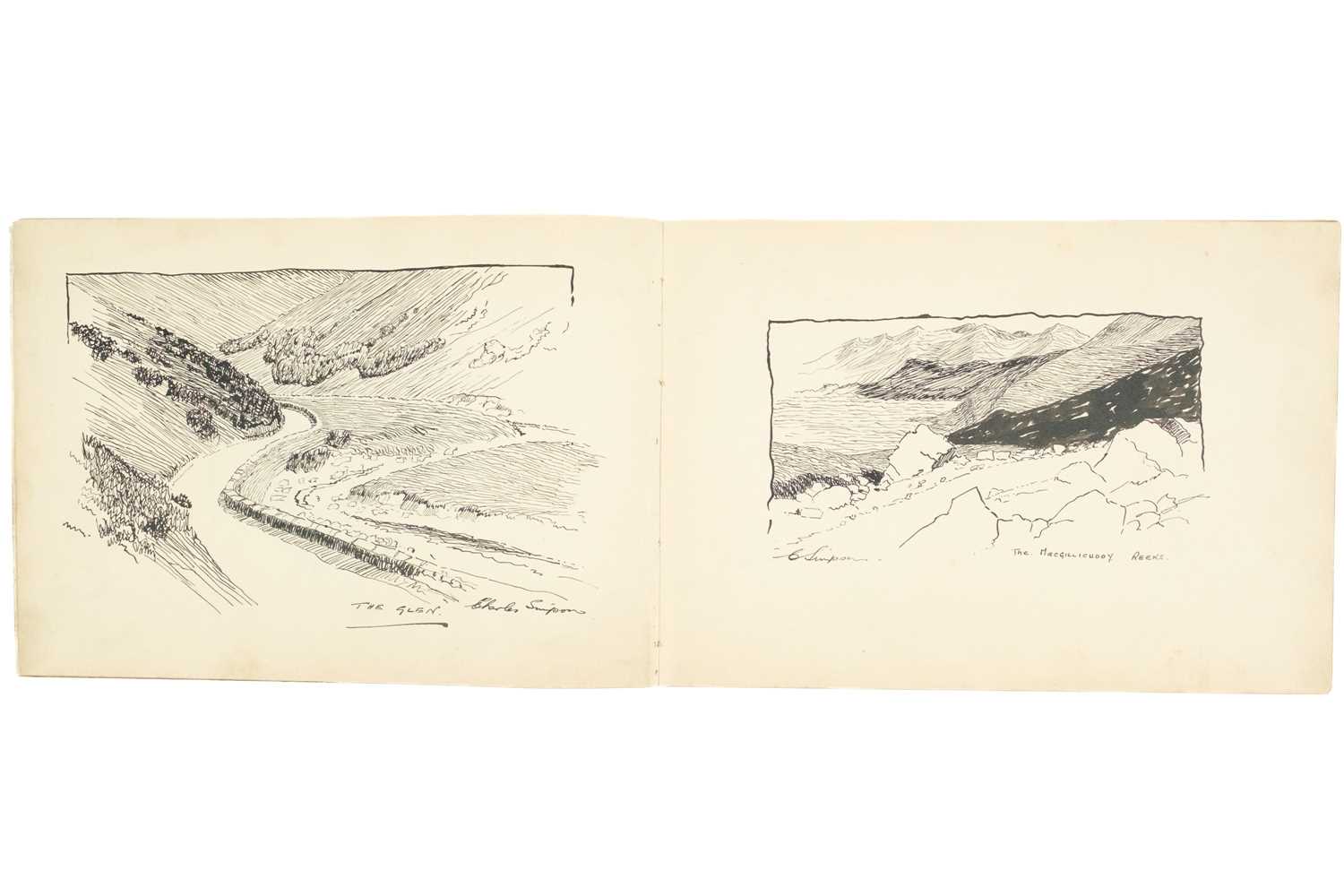 Charles Walter SIMPSON(1885-1971) A Sketchbook containing ten illustrations - Bild 4 aus 4