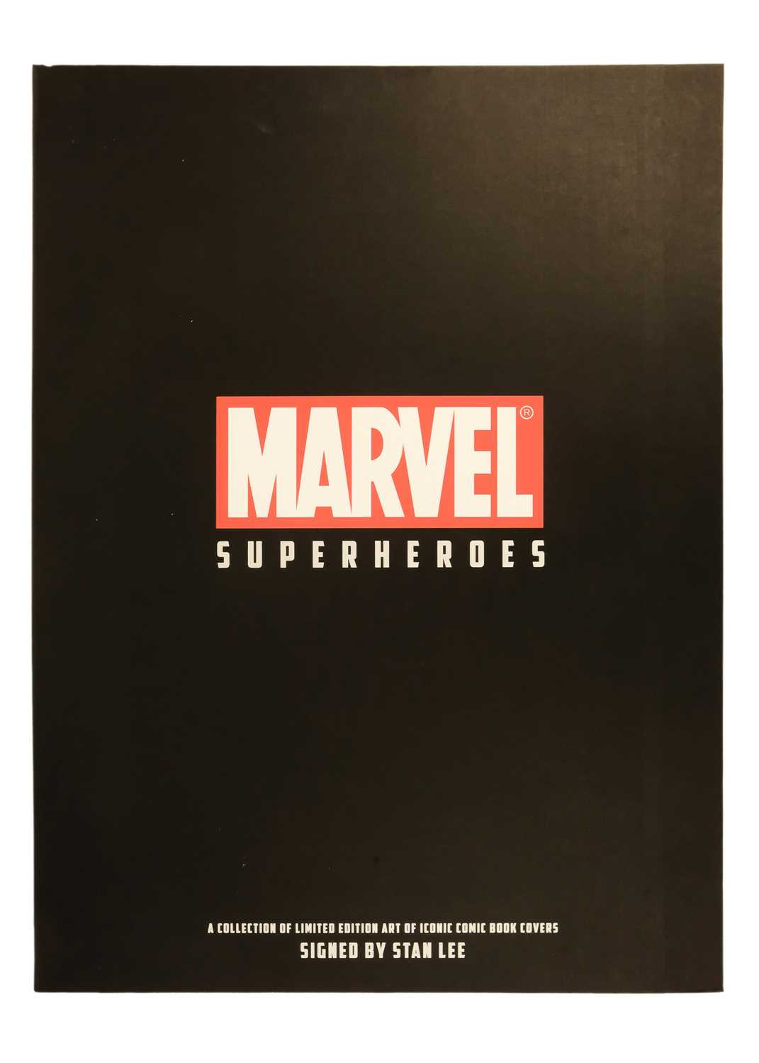 A Marvel Superheroes Collector's Edition Folder Originally Containing Iconic Comic Book Covers Signe