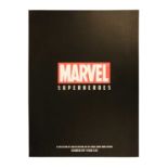 A Marvel Superheroes Collector's Edition Folder Originally Containing Iconic Comic Book Covers Signe