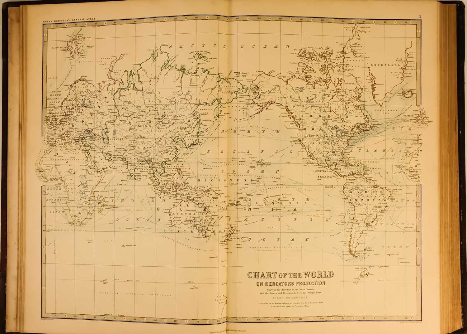 JOHNSTON, Alexander Keith 'The Royal Atlas of Modern Geography,' - Image 6 of 9