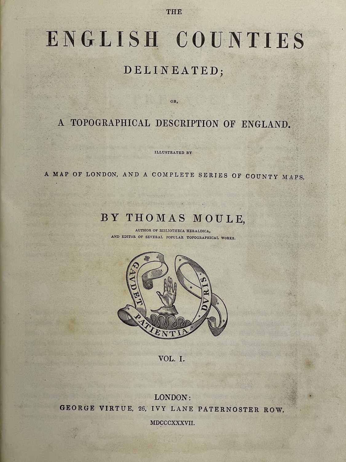 MOULE, Thomas. 'The English Counties Delineated,' - Image 6 of 8