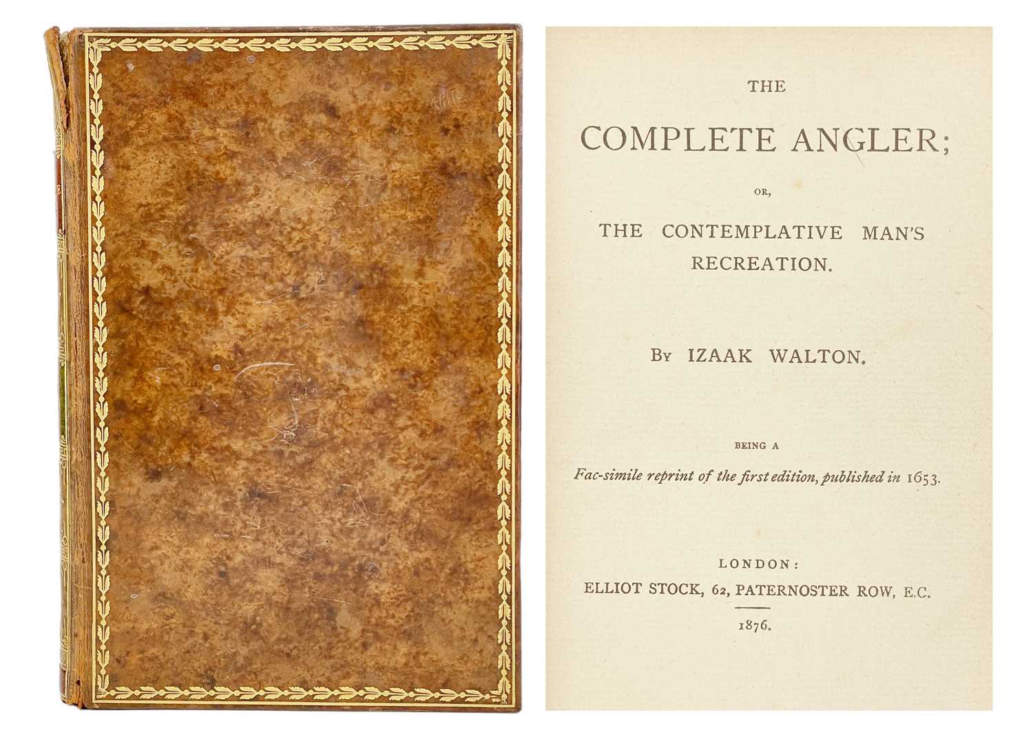 WALTON, Izaak 'The Complete Angler,'