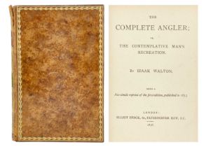 WALTON, Izaak 'The Complete Angler,'