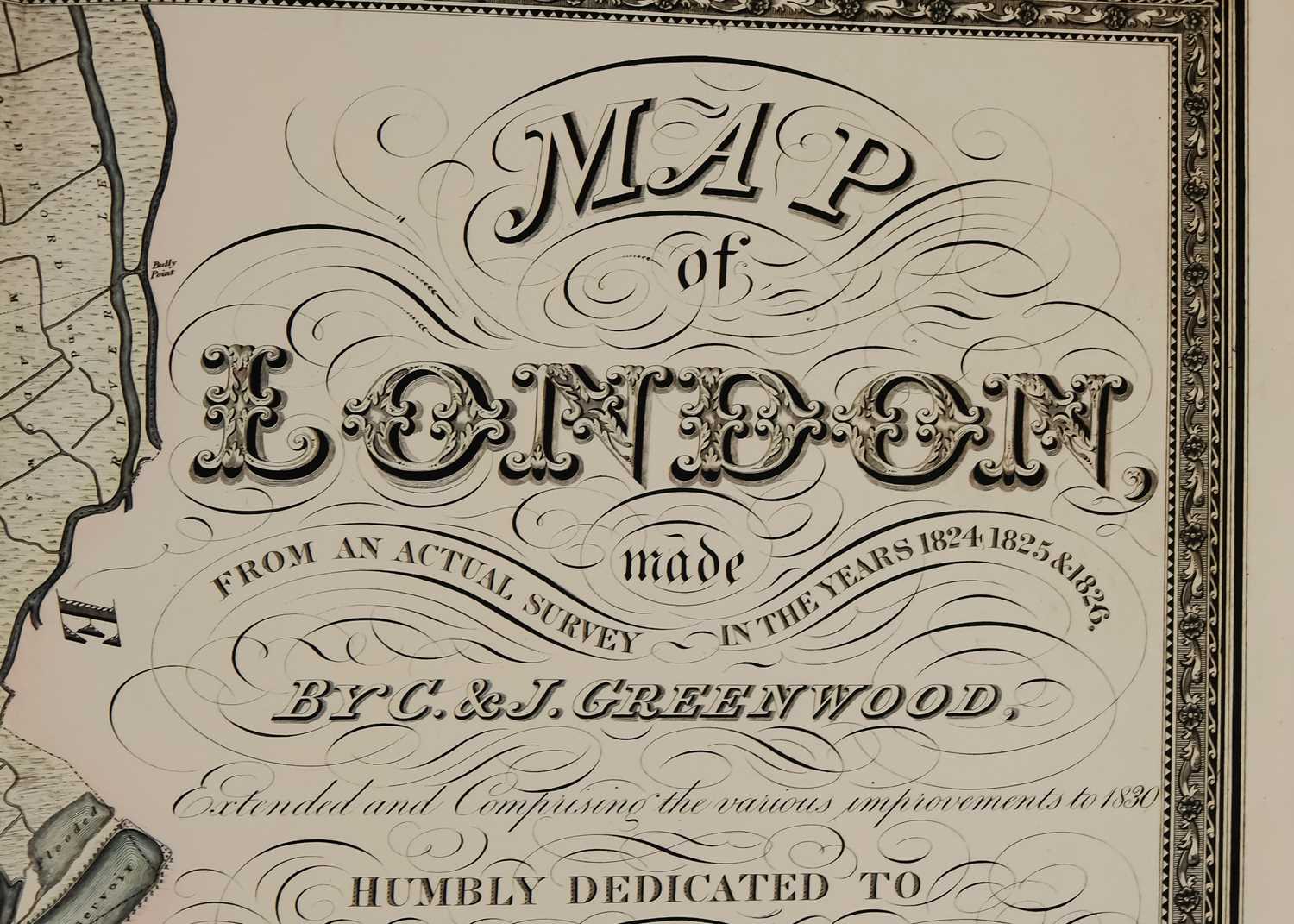 'Greenwood Map of London 1830'  Limited Edition by Robert's Maps, 2019. No. 9 of 100 - Image 3 of 7