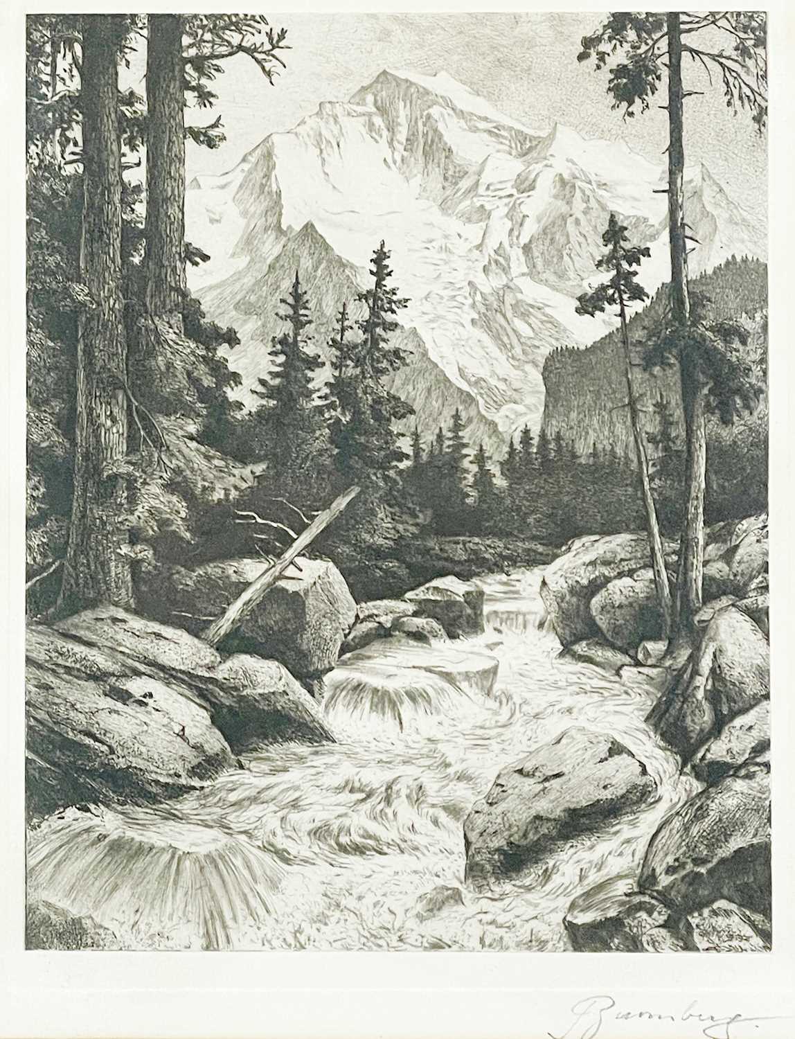 An Early 20th Century Alpine Etching