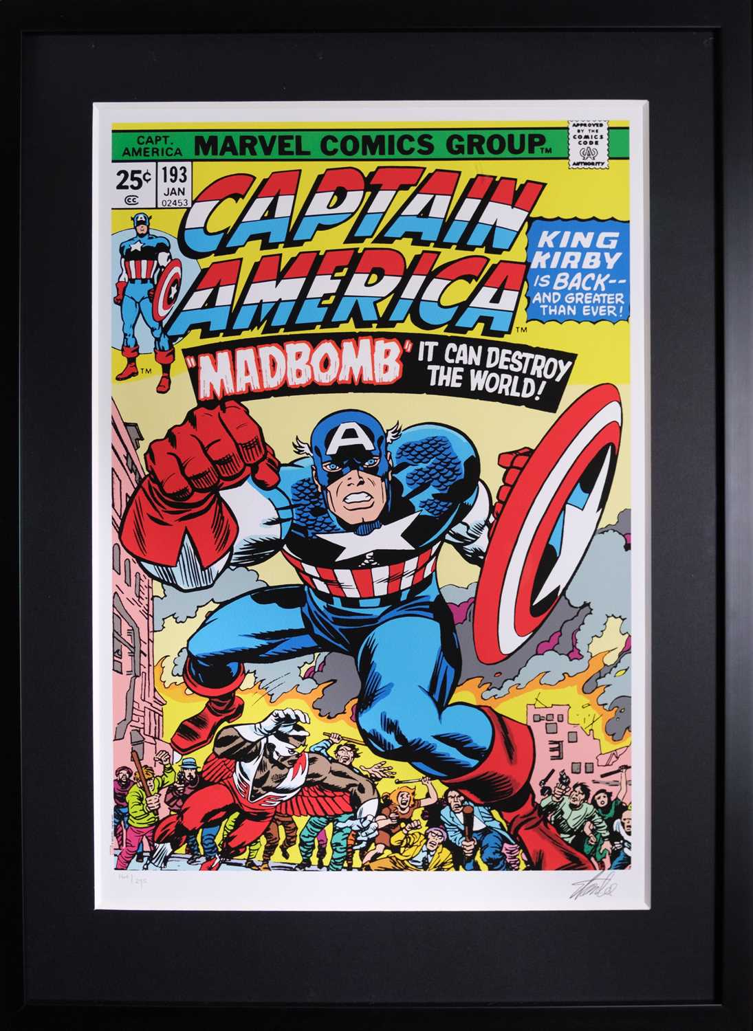 (Signed) Stan LEE (1922-2018) Captain America #193 - Madbomb (2016) - Image 2 of 5