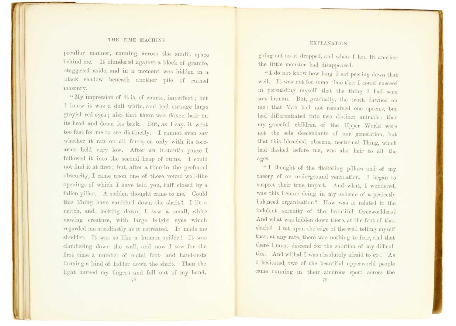 H. G. Wells 'The Time Machine. An Invention,' - Image 8 of 9