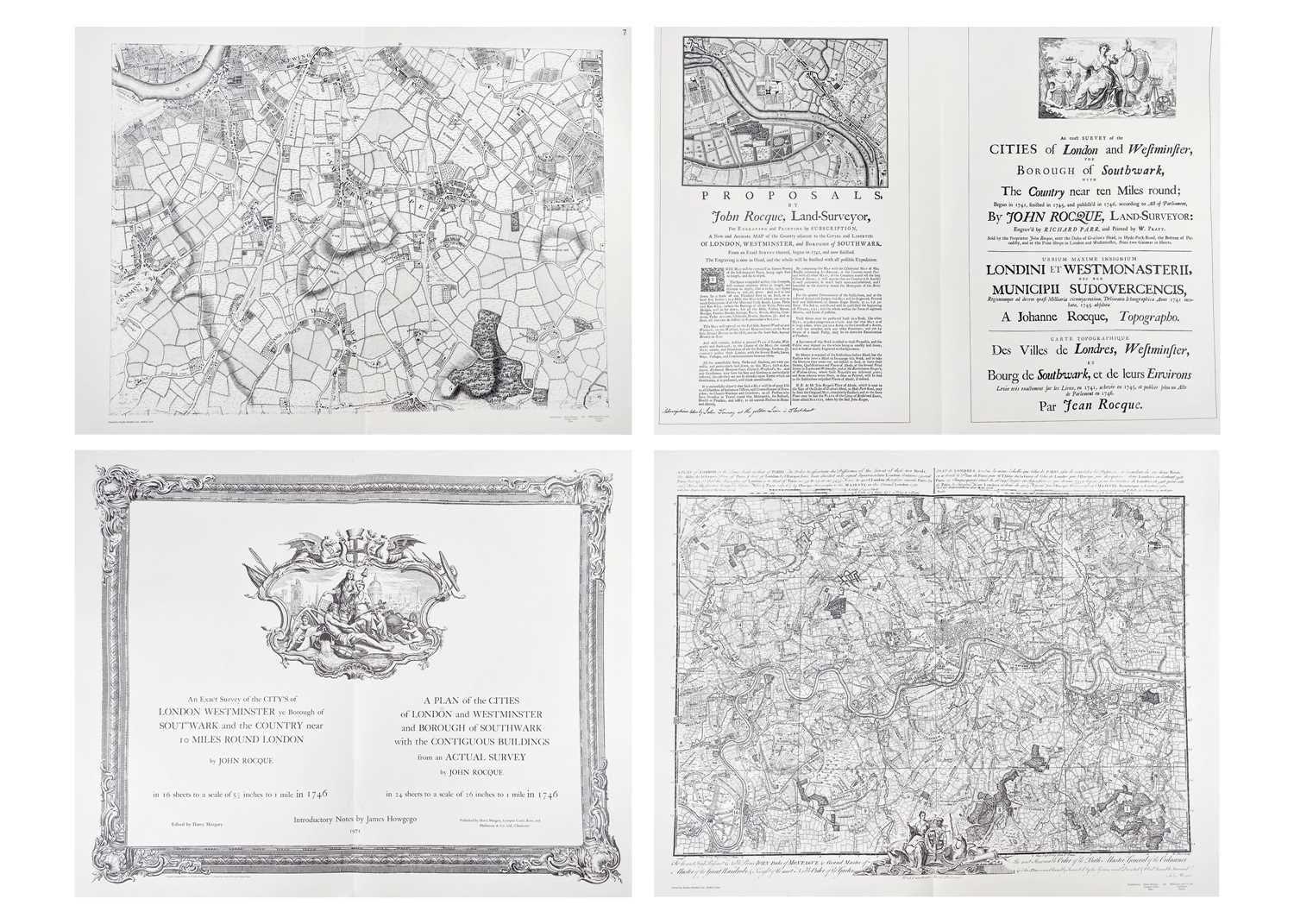 Harry Margary (publisher) Two large scale facsimile maps