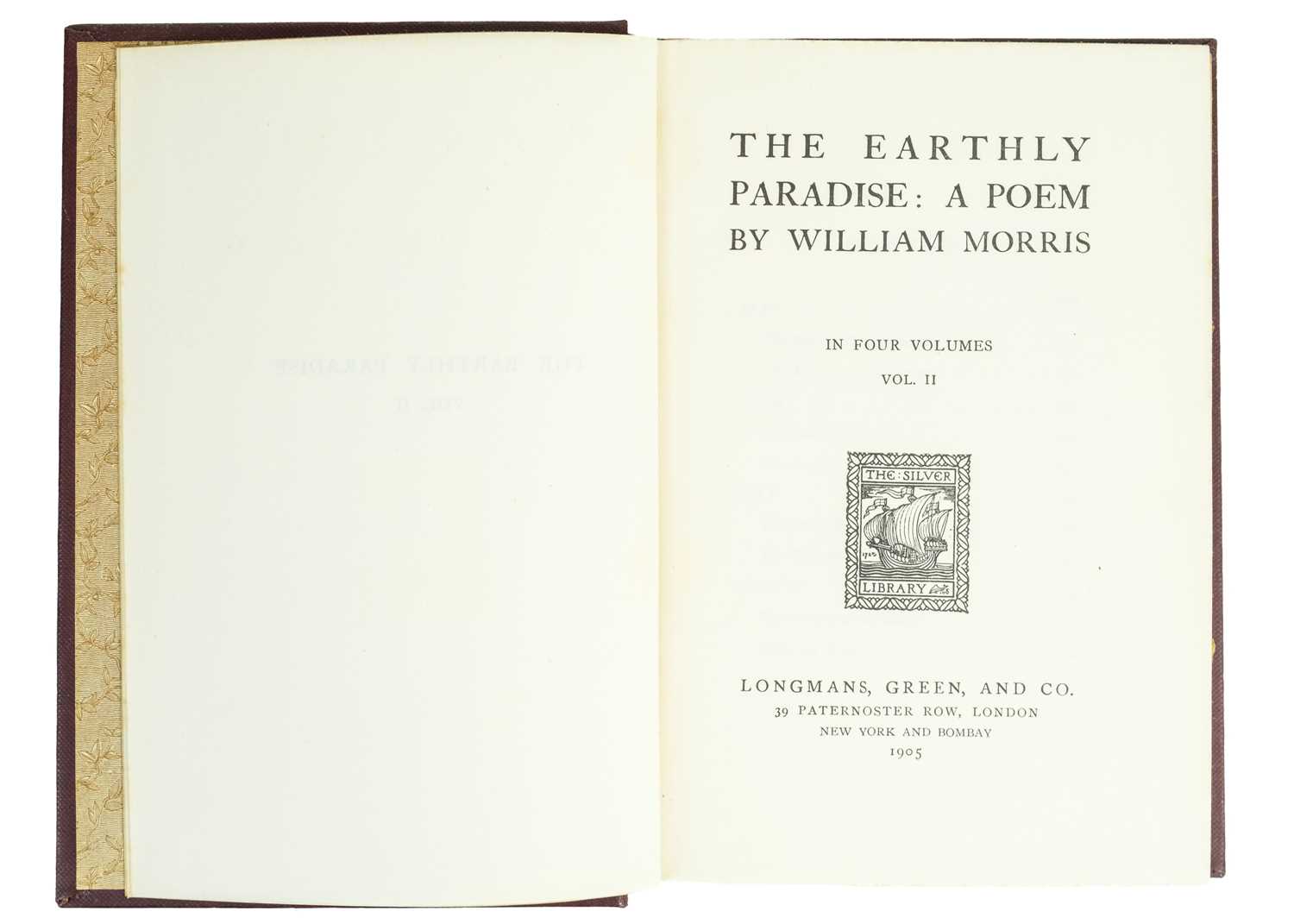 MORRIS, William 'The Earthly Paradise: A Poem,' - Bild 2 aus 5