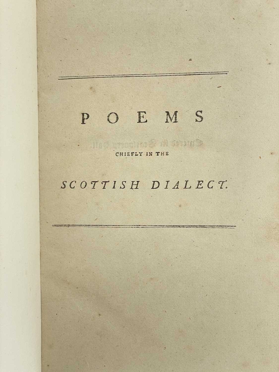 BURNS, Robert 'Poems Chiefly in the Scottish Dialect' - Image 3 of 10