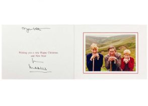 King Charles III, as The Prince of Wales, Royal Christmas card 1996 The Royal collection of John Hi