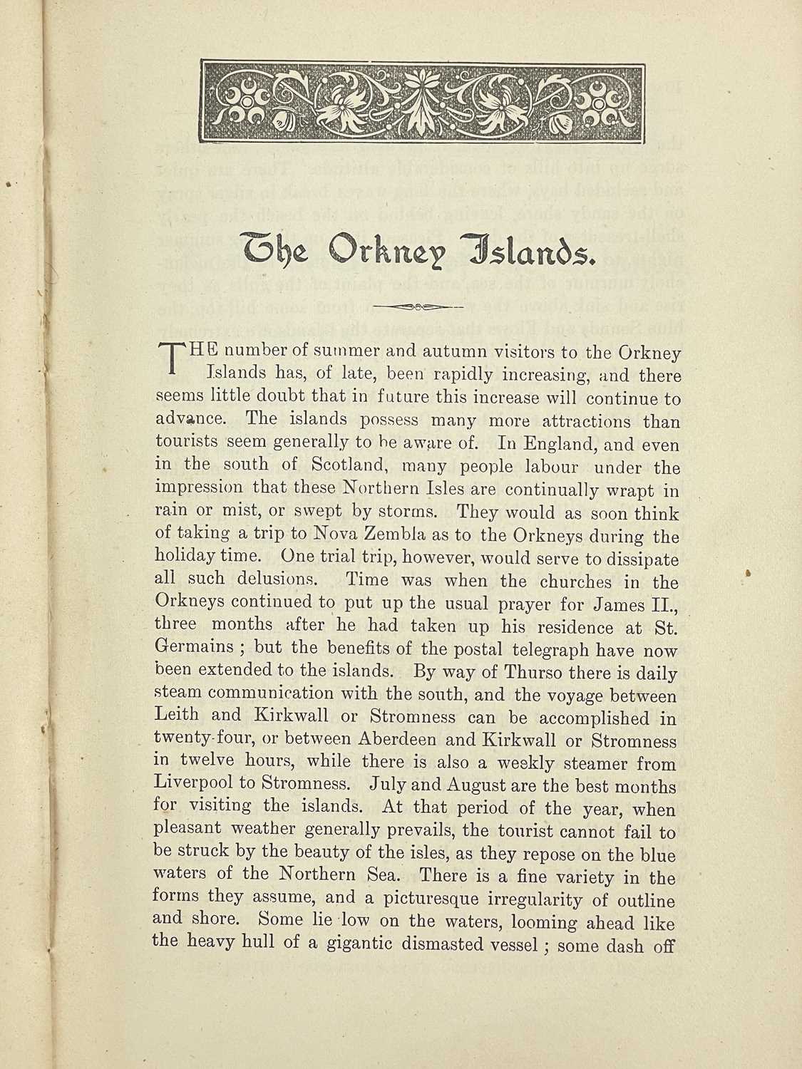 Kirkwall: WM. Peace & Son (Publishers) 'Hand-Book To The Orkney Islands,' - Image 7 of 18